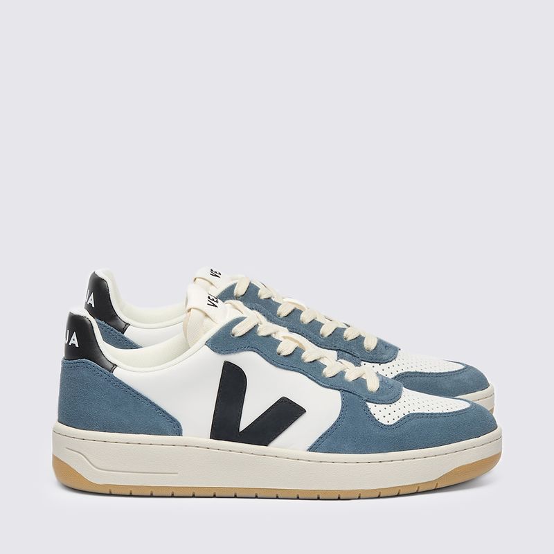 v100タイプSウイング探 V-10 LEATHER WHITE EMERAUDE SAHARA | VEJA - VERT | Site oficial