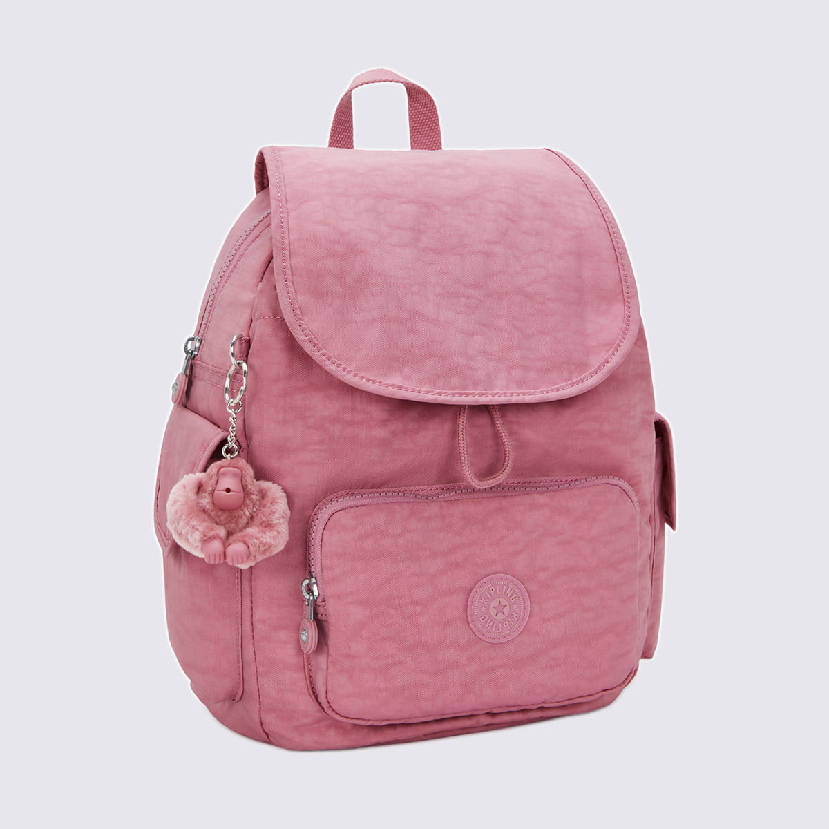 Mochila Kipling City Pack S Rosa 156355EB - Menina Shoes
