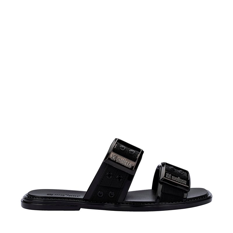 Melissa Ladylike Slide Preto 37800 - Menina Shoes