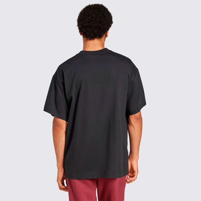 Camiseta Adidas Trefoil Essentials Oversized Preto JD0349 - Menina