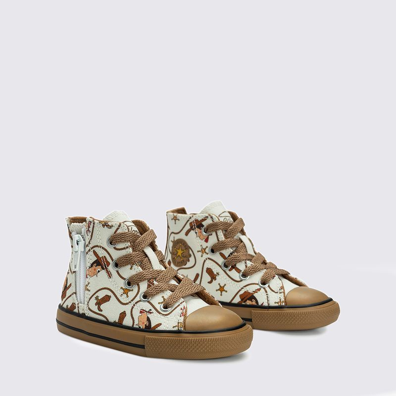 Tênis Converse All Star Chuck Taylor Side Zip Toy Story Marfim