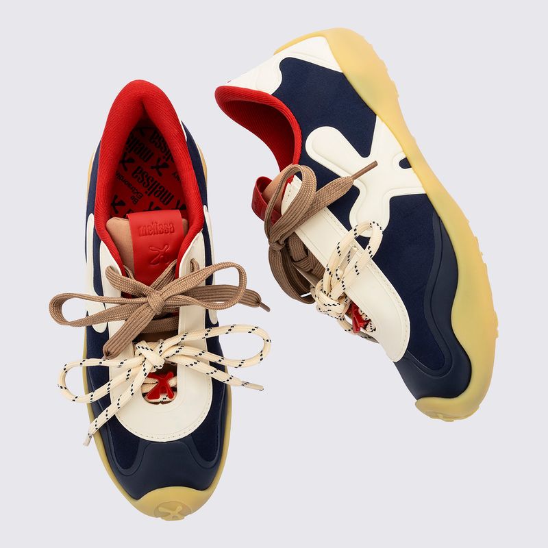 Melissa x Bend Bege Azul Vermelho 39510 - Menina Shoes