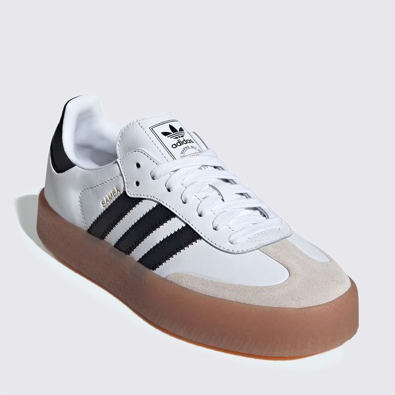 靴 adidas sambae 23cm Tênis Adidas Sambae Branco JI1349 - Menina Shoes